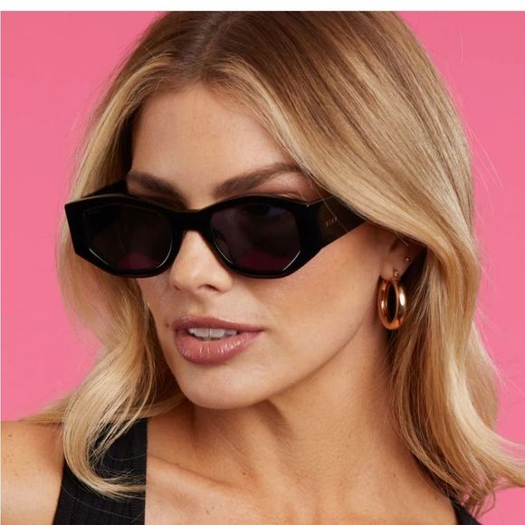 DIFF Eyewear Zoe 55MM Square Polorized Sunglasses - Picture 4 of 14